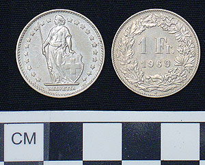 Thumbnail of Coin: 1 Franc (1984.16.0277)
