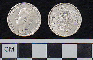 Thumbnail of Coin: Spain 5 Pesetas (1984.16.0282)