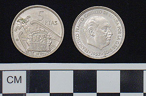 Thumbnail of Coin: Spain 5 Pesetas (1984.16.0283)