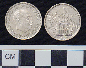 Thumbnail of Coin: Spain 5 Pesetas (1984.16.0284)