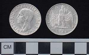 Thumbnail of Coin: 1 Lira (1984.16.0292)
