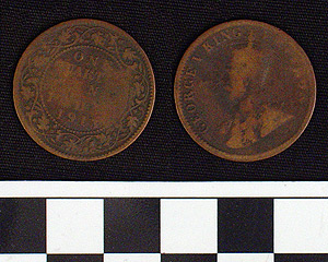 Thumbnail of Coin: One Quarter Anna (1984.16.0301)