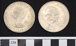 Thumbnail of Commemorative Coin:  Winston Churchill (1985.10.0006)
