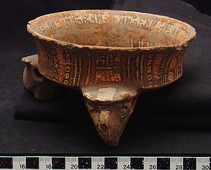 Thumbnail of Tripod Bowl, Ceremonial? (1998.19.2148)