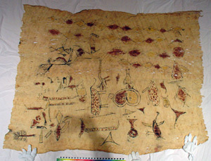 Thumbnail of Nyoe, Bark Cloth Painting (2000.01.0941)