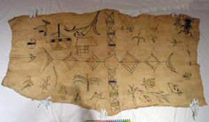 Thumbnail of Nyoe, Bark Cloth Painting (2000.01.0949)
