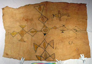 Thumbnail of Nyoe, Bark Cloth Painting (2000.01.0953)