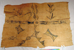 Thumbnail of Nyoe, Bark Cloth Painting (2000.01.0960)