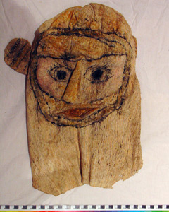 Thumbnail of Peleacon Bark Cloth Mask (2000.01.0969)