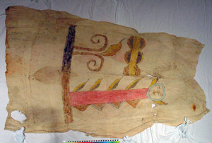 Thumbnail of Peleacon Bark Cloth Costume (2000.01.0984)