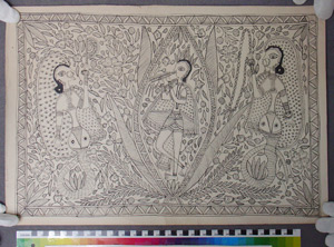 Thumbnail of Mithila Drawing (2012.07.0009)