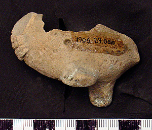 Thumbnail of Figurine Fragment, Ocarina? (1900.29.0010)