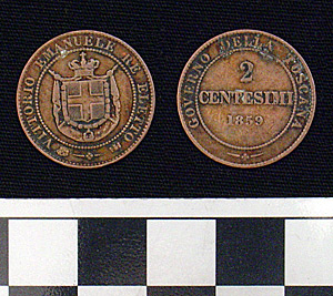 Thumbnail of Coin: Italy 2 Centesimo toscana (1900.61.0134)