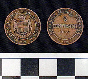 Thumbnail of Coin: Italy 2 Centesimo toscana (1900.61.0134)