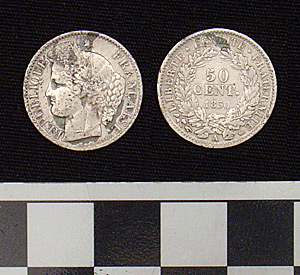 Thumbnail of Coin: France 50 cents (1900.61.0146)