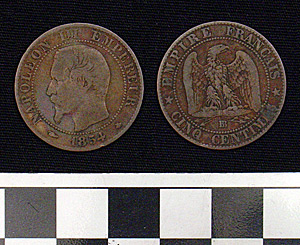 Thumbnail of Coin: France 5 centimes (1900.61.0149)