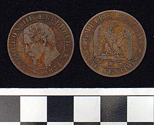 Thumbnail of Coin: France 5 Centimes (1900.61.0153)