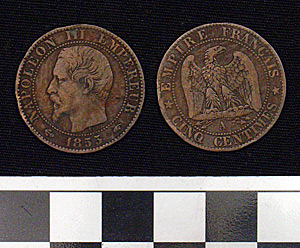 Thumbnail of Coin: France 5 Centimes (1900.61.0155)