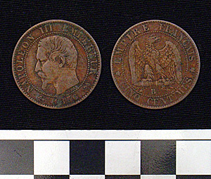 Thumbnail of Coin: France 5 Centimes   (1900.61.0158)