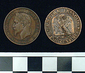 Thumbnail of Coin: France 5 Centimes (1900.61.0162)