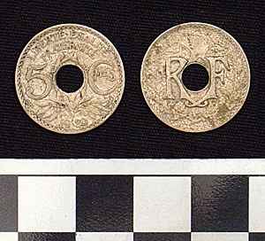 Thumbnail of Coin: France 5 Centimes (1900.61.0167)