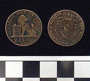 Thumbnail of Coin: Kingdom of Belgium, 2 Cents (1900.61.0170)