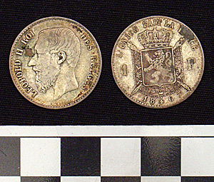 Thumbnail of Coin: Kingdom of Belgium, 1 Franc (1900.61.0174)