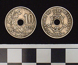 Thumbnail of Coin: Kingdom of Belgium, 10 Centimes (1900.61.0178)
