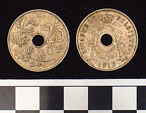 Thumbnail of Coin: Kingdom of Belgium, 25 Centimes (1900.61.0181)