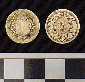 Thumbnail of Coin: Switzerland 5 Cent (1900.61.0184)