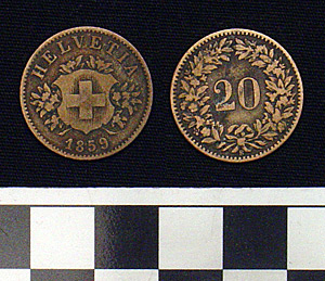 Thumbnail of Coin: Switzerland 20 Centimes (1900.61.0187)