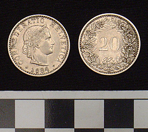 Thumbnail of Coin: Switzerland 20 Centimes (1900.61.0191)