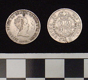 Thumbnail of Coin: Spain 2 Reales (1900.61.0195)
