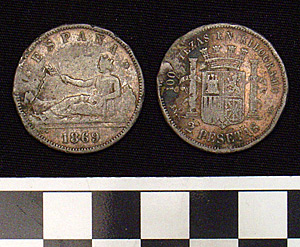 Thumbnail of Coin: Spain 2 Pesetas (1900.61.0203)