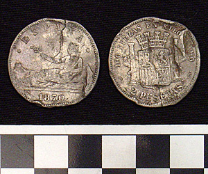 Thumbnail of Coin: Spain 2 Pesatas (1900.61.0211)