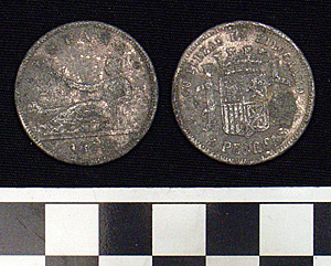 Thumbnail of Coin: Spain 2 Pesatas (1900.61.0214)