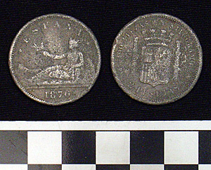 Thumbnail of Coin: Spain 2 Pesatas (1900.61.0215)