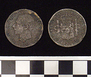 Thumbnail of Coin: Spain 2 Pesetas (1900.61.0220)