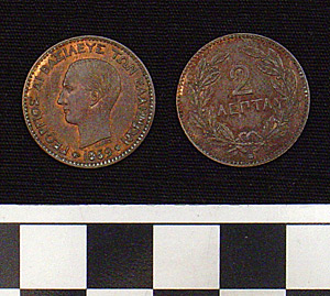 Thumbnail of Coin: Greece 2 Lepta (1900.61.0228)