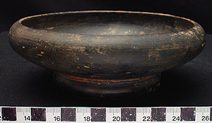 Thumbnail of Attic Black Glaze Salt Cellar or Small Bowl  (1911.02.0015)