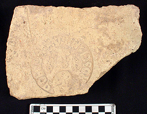 Thumbnail of Stamped Brick Fragment (1921.01.0001)