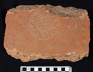 Thumbnail of Stamped Brick Fragment (1921.01.0002)