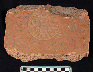 Thumbnail of Stamped Brick Fragment (1921.01.0002)