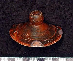 Thumbnail of Red Figure Lebes Gamikos, Wedding Vase, Lid (1922.01.0073B)