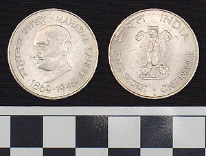 Thumbnail of Coin: Republic of India, 1 Rupee (1970.07.0008)