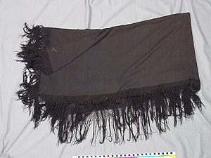 Thumbnail of Mourning Shawl (1974.03.0005)