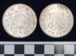 Thumbnail of Coin: Japan, 1000 Yen Olympic Edition (1977.01.0439A)