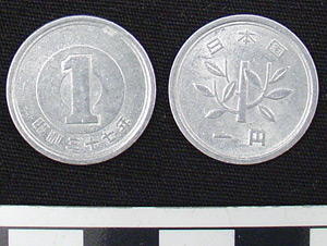 Thumbnail of Coin: Japan, 1 Sen (1984.16.0070)