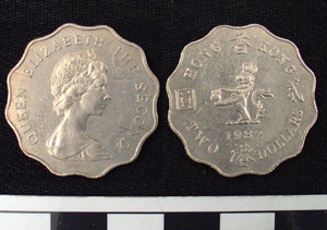 Thumbnail of Coin: British Crown Colony of Hong Kong, 2 Dollars (1984.16.0096)