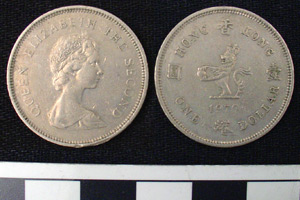Thumbnail of Coin: British Crown Colony of Hong Kong, 1 Dollar (1984.16.0099)